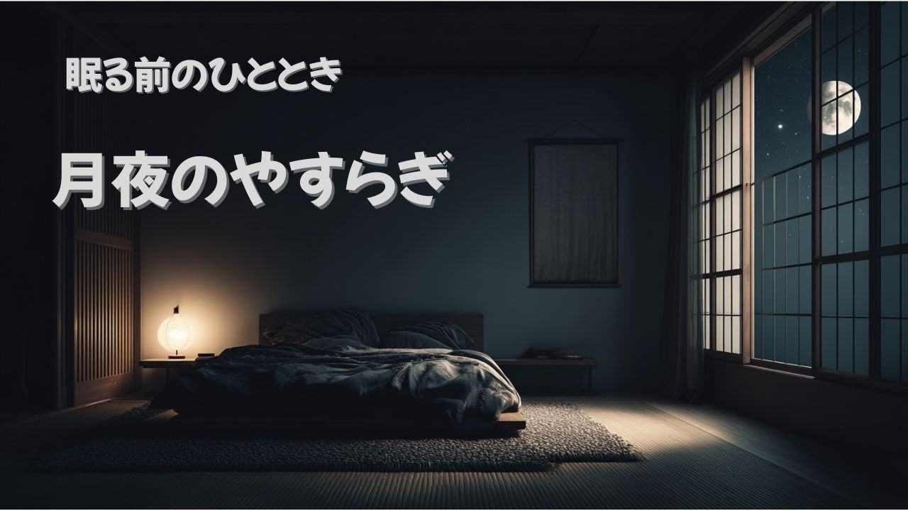 ゆっくり眠る夜｜優しく包まれる睡眠BGM｜心を落ち着けて眠る