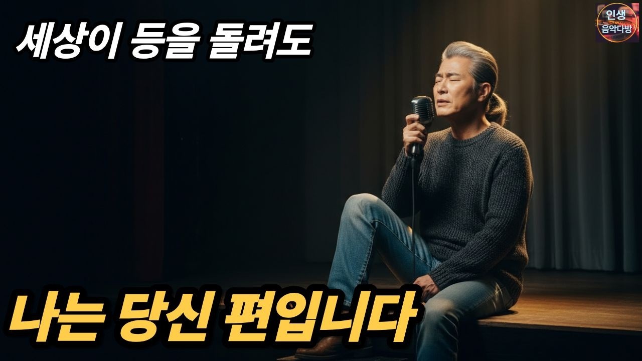 세상이 등을 돌려도...나는 당신 편입니다 | 정통 감성 트롯 #감성트로트 # 6070트로트 #감성발라드