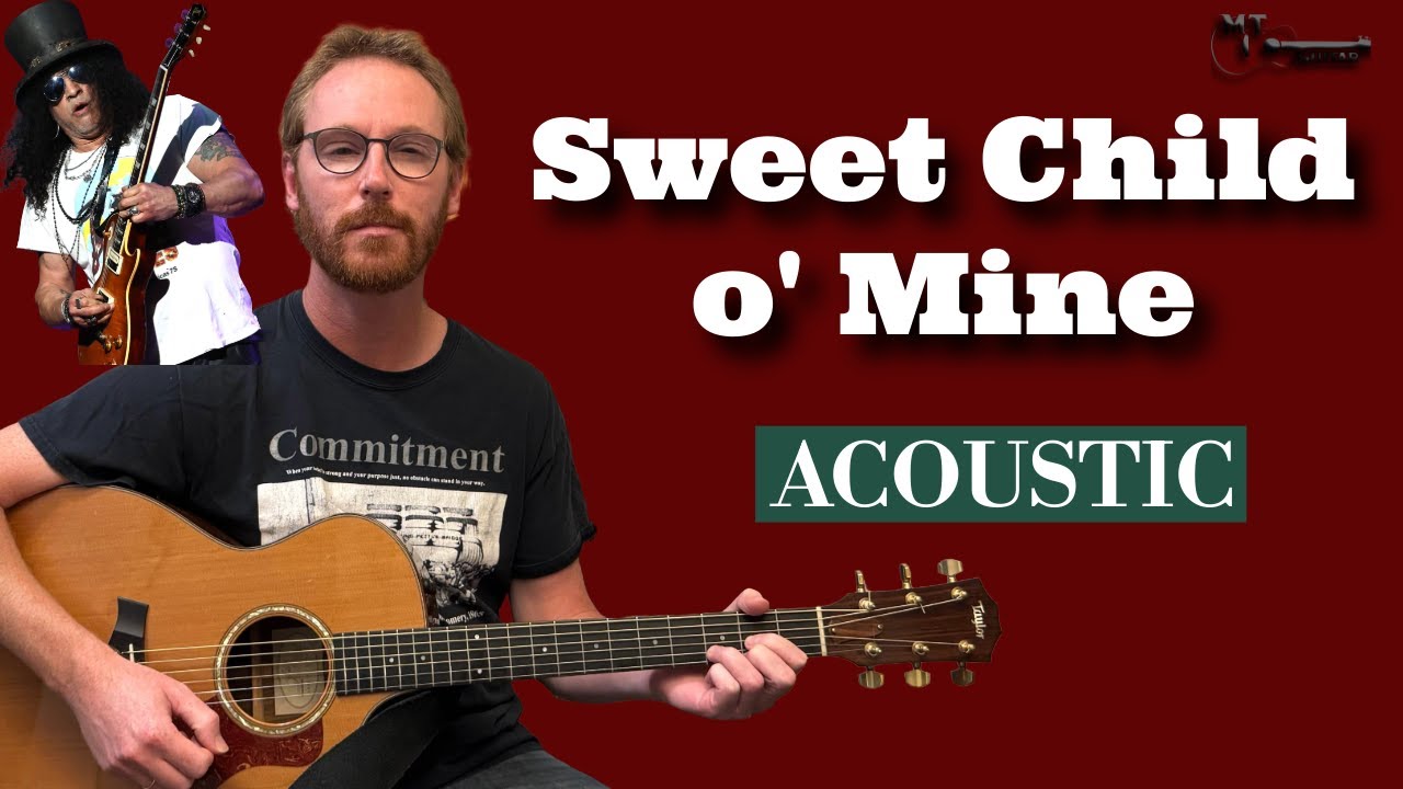 Guns N' Roses - Sweet Child o' Mine (Acoustic) Guitar Lesson