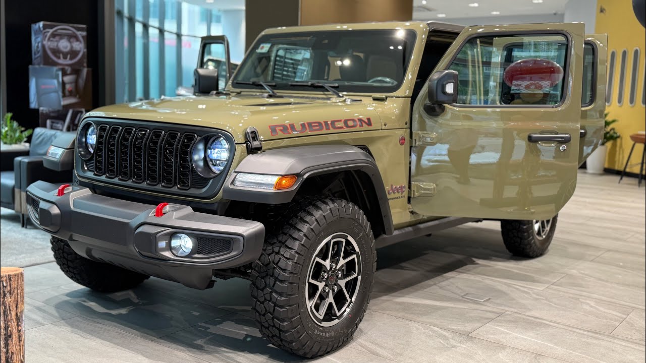 New Jeep Wrangler Rubicon (2025) - 2.0L Turbo King Adventure SUV | Green Color