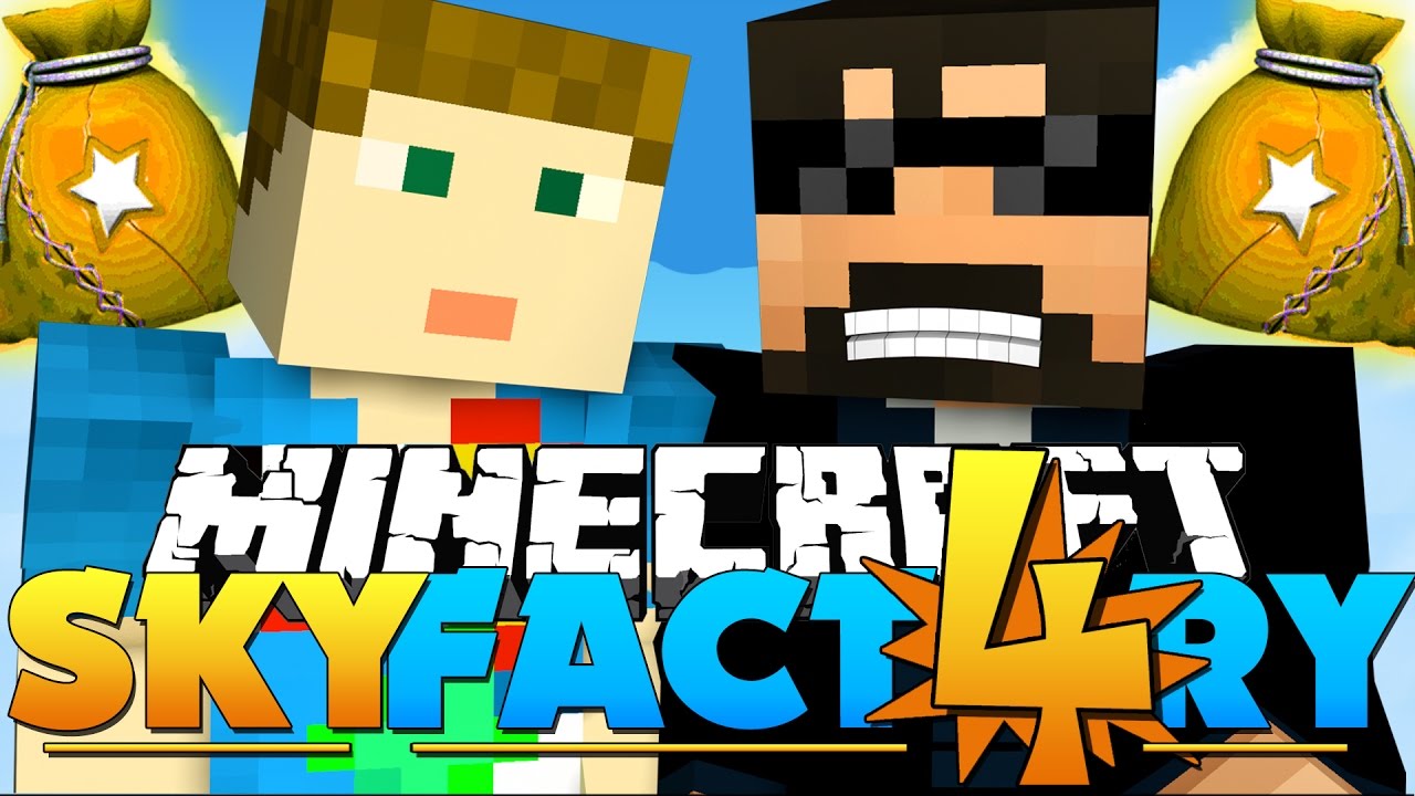I WANT ALL THE *FREE* LOOT BAGS!! in Minecraft: Sky Factory 4!
