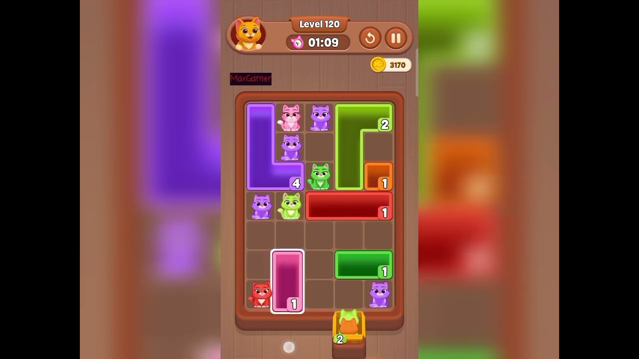 Catdom: Color Hole level 120 gameplay walkthrough solution 