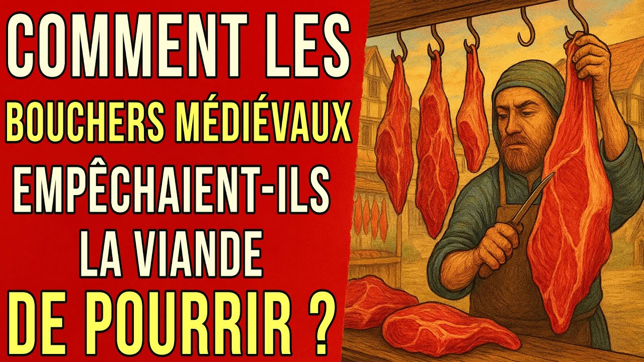Comment les bouchers médiévaux empêchaient-ils la viande de pourrir ?