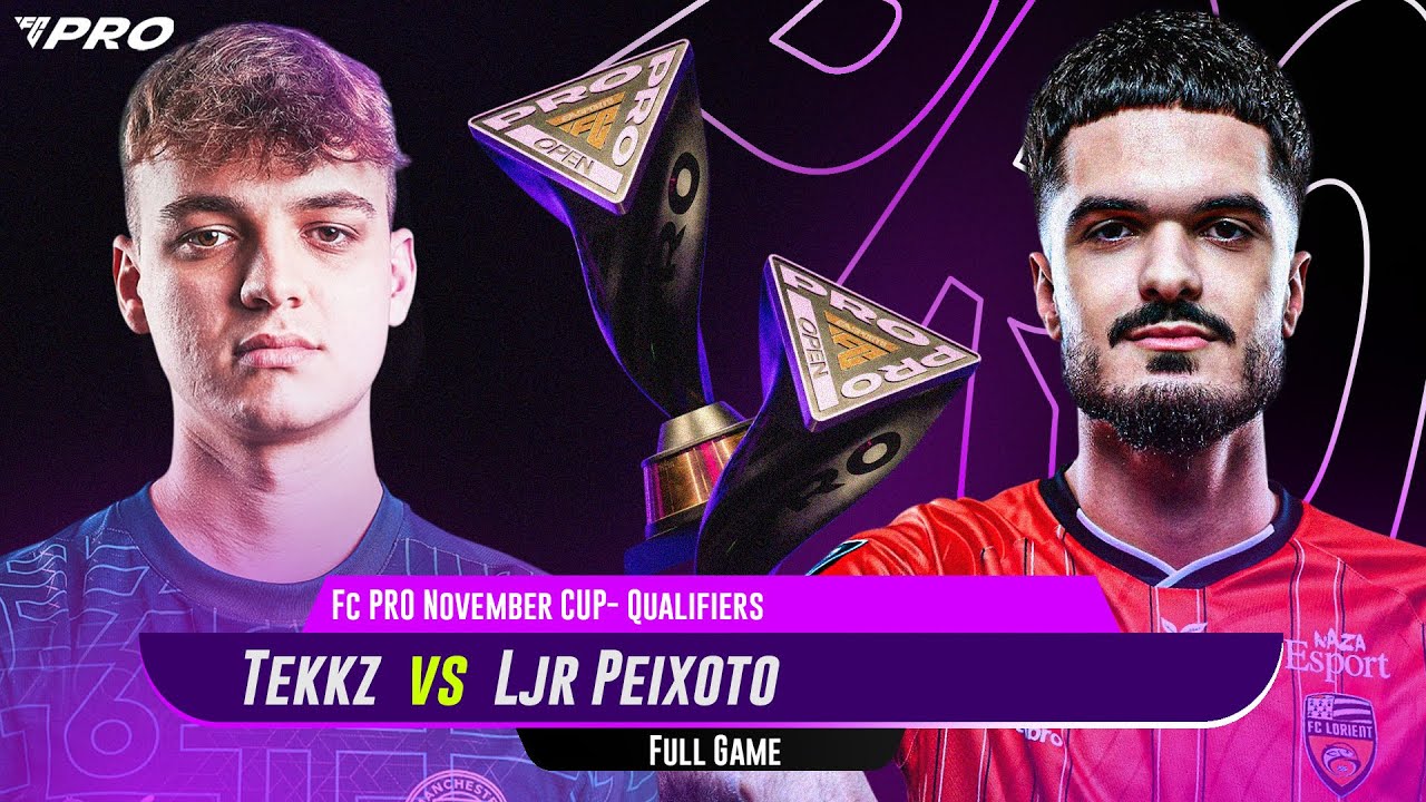TEKKZ VS LJR PEIXOTO IN NOVEMBER CUP (DAY 1-QUALIFIERS) INTENSE GAME FC26PRO