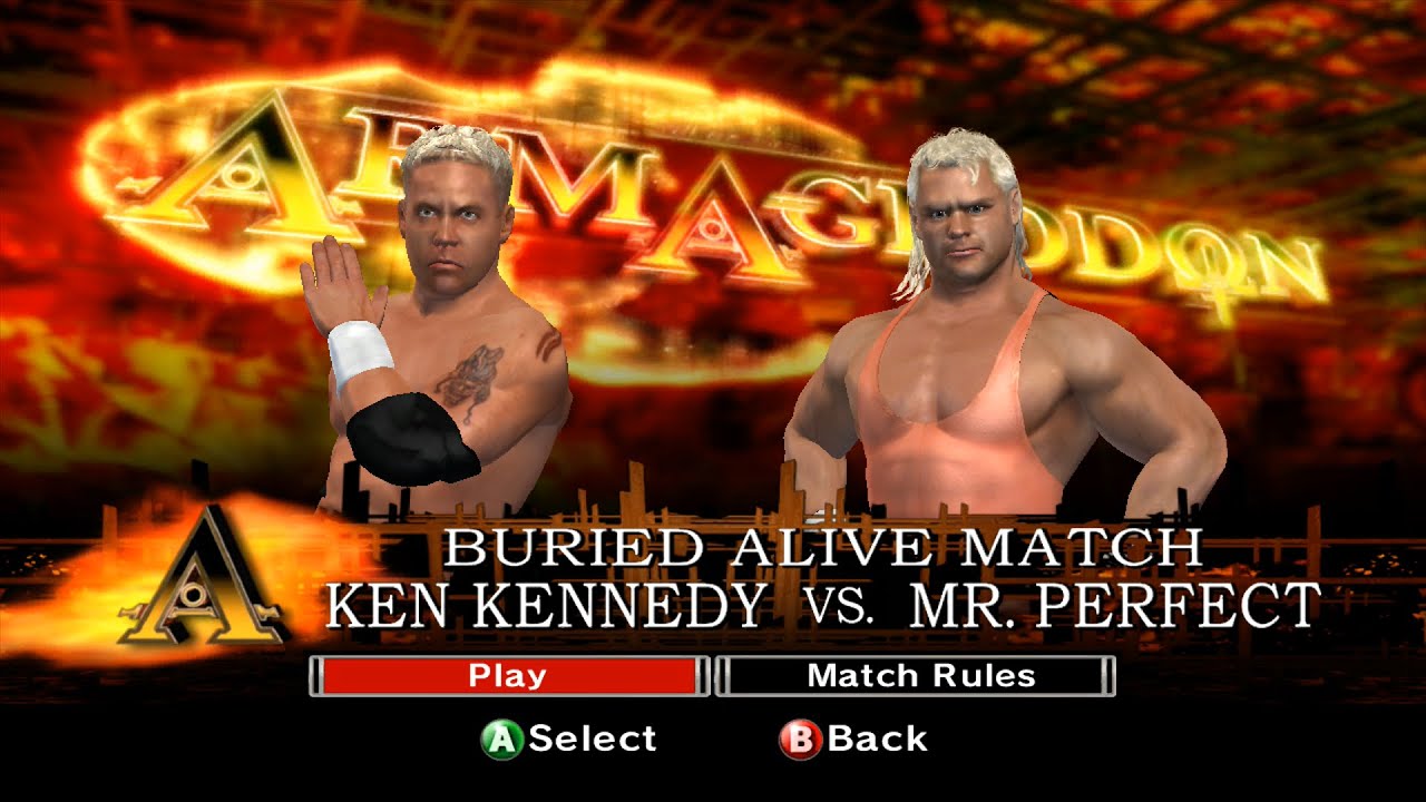 WWE SmackDown vs. Raw 2007 | Mr. Kennedy vs. Mr. Perfect | Buried Alive Match