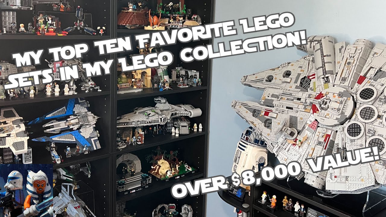 My Top Ten Favorite LEGO Sets In My LEGO Collection! (Over $8,000 Value USD)