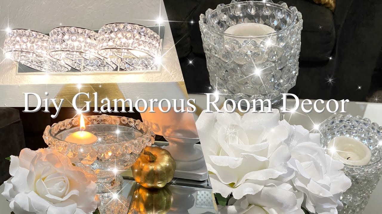 💎New💎 5 Diy Glamorous Room Decor Ideas / Glam Home Decor