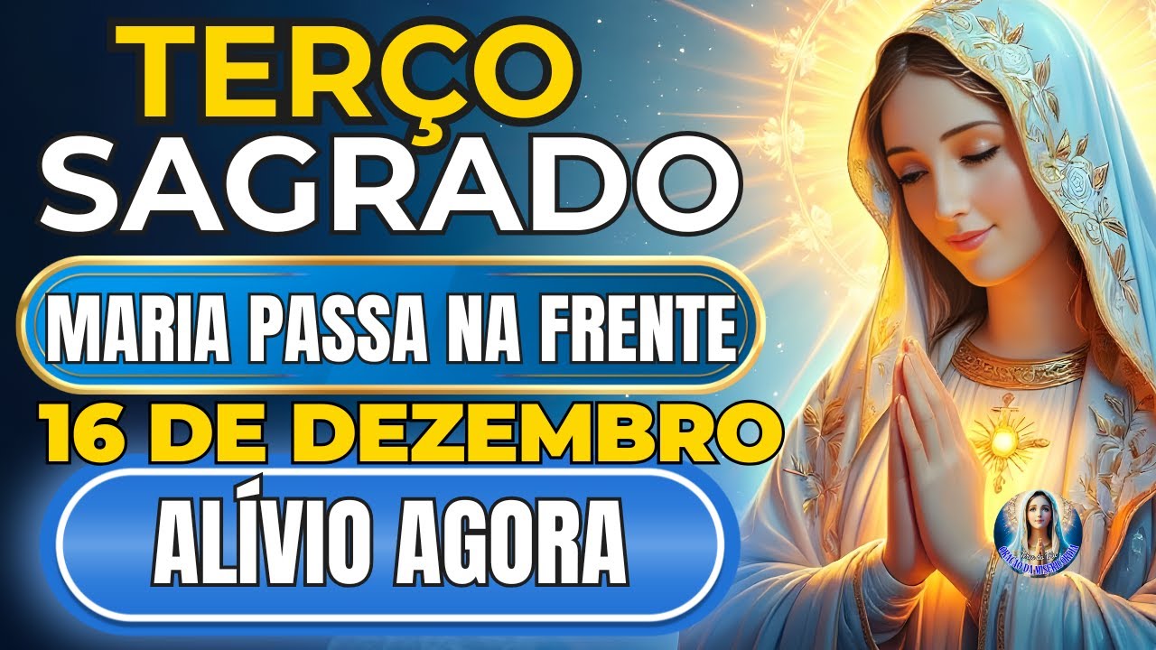 Terço do Dia – Oração da Misericórdia🌹Respire a Paz de Deus 🙏