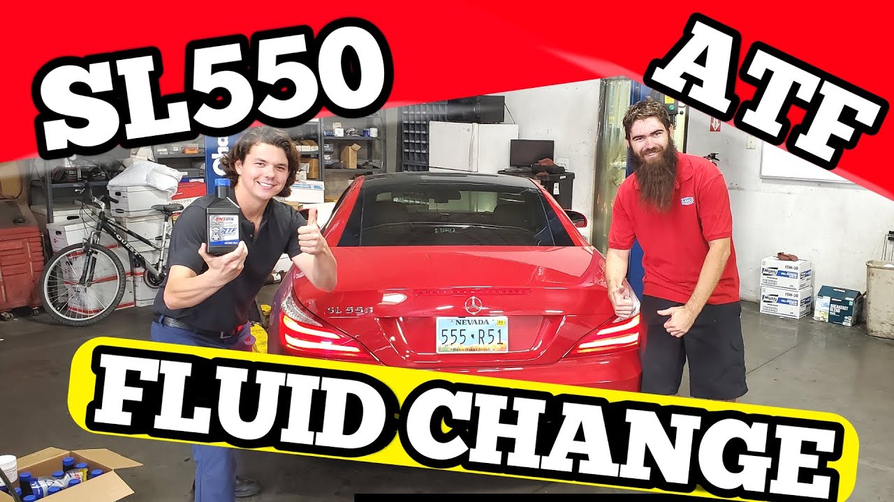 2013 SL550 AMSOIL Transmission Fluid Change