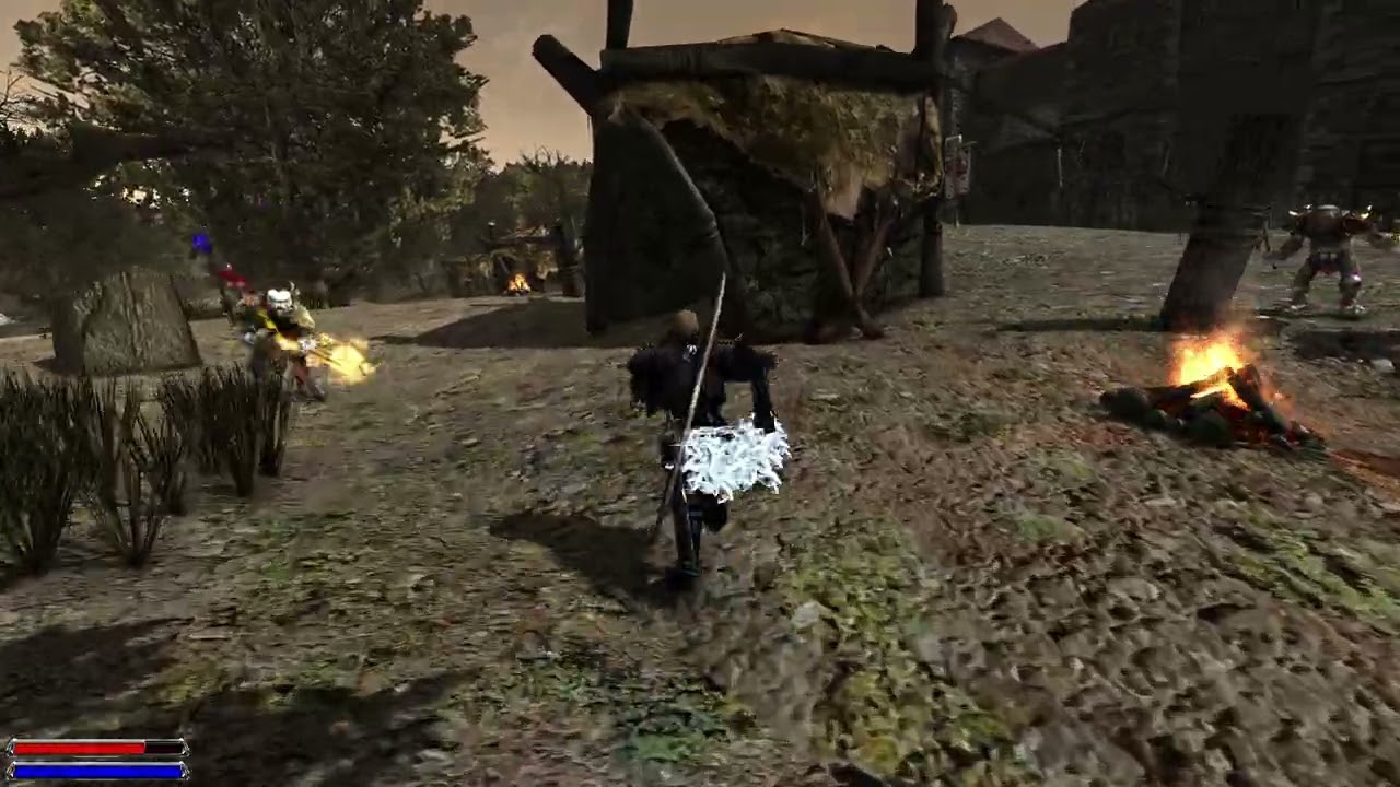 Gothic 2 Nostalgic Edition - Czyszczenie Ork&oacute;w przy zamku