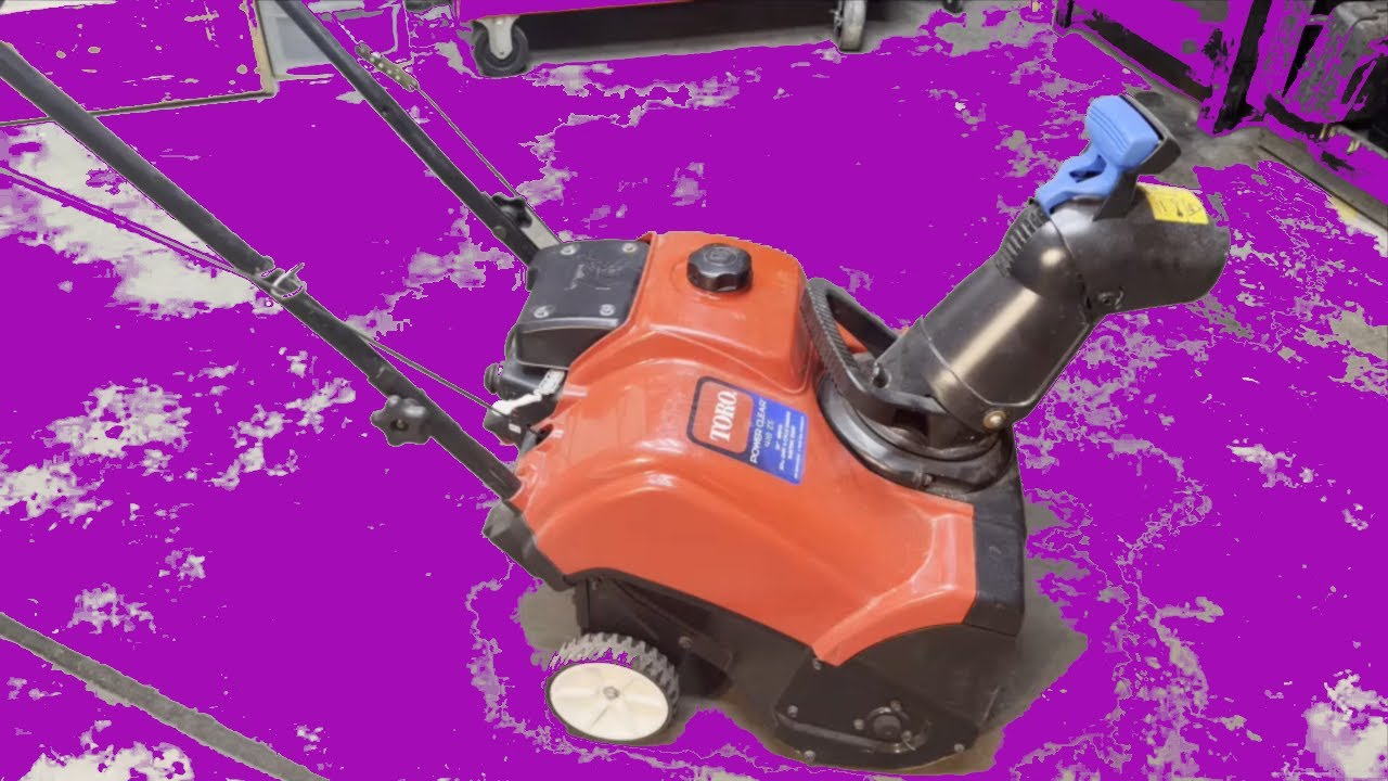 Снегоочиститель TORO Power Clear не заводится