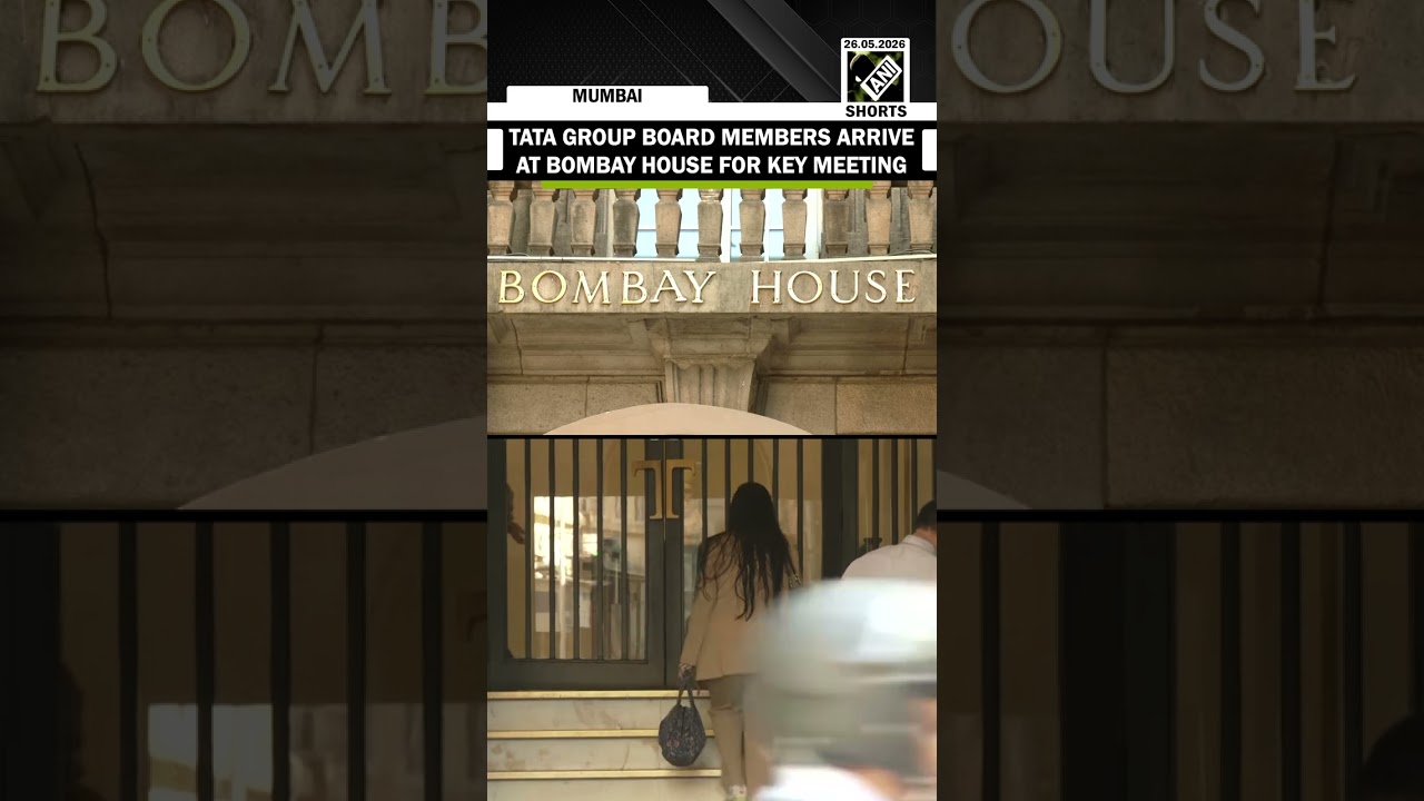 Tata Group board members arrive at Bombay House for the Tata Sons Board Meeting