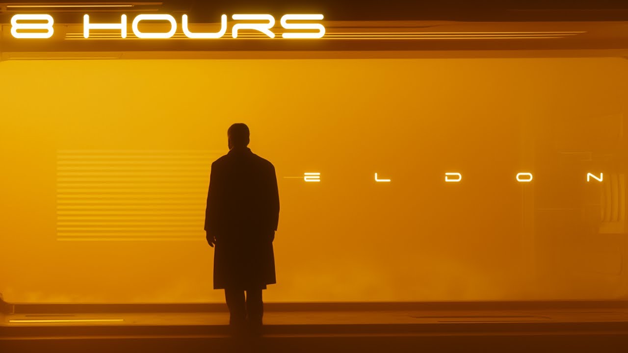 Eldon [8 HOURS]: Blade Runner Ambience | Ethereal Cyberpunk Synthwave for Deep Relaxation and Focus