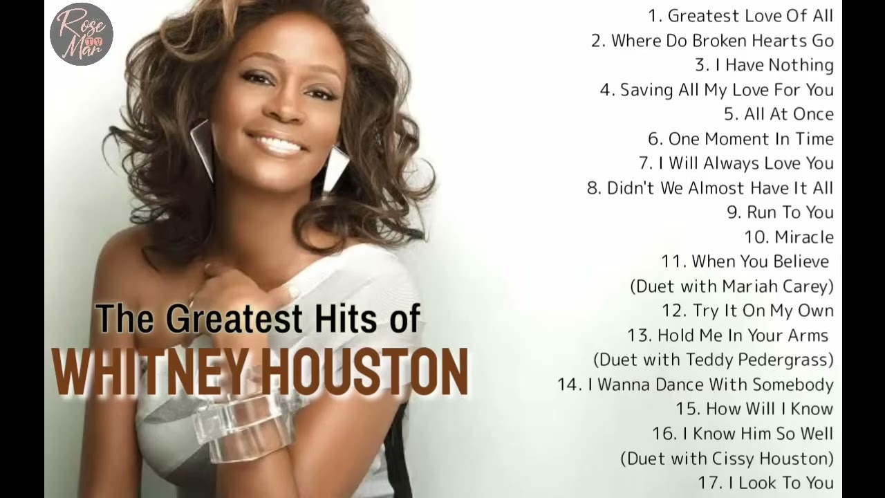 Whitney Houston   The Greatest Hits of Whitney Houston 2025   Non Stop Playlist 2025