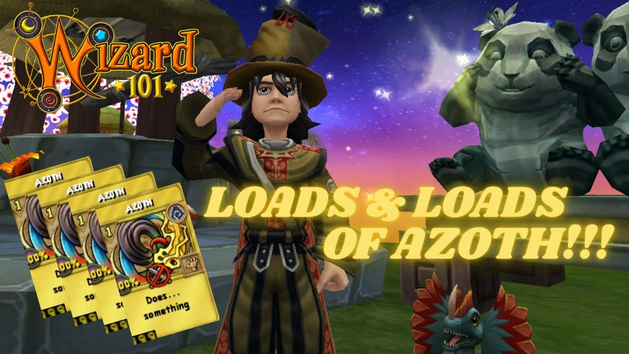 Wizard101 LOADS & LOADS OF AZOTH!!!