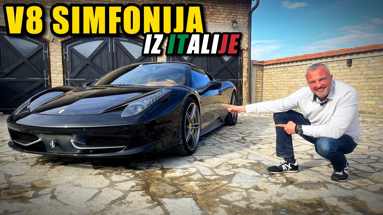 FERRARI 458 ITALIA **V8 ATMOSFERA od 570 KONJA!!**