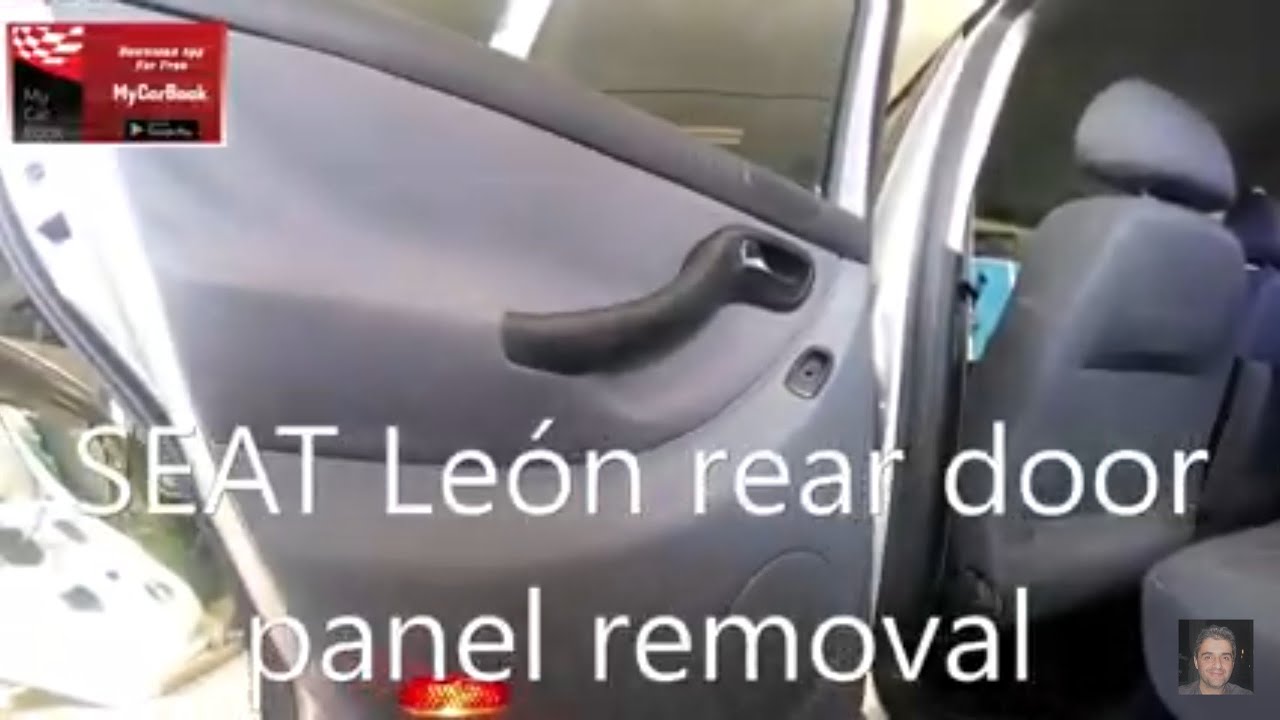 SEAT León 1998-2005 rear door panel removal