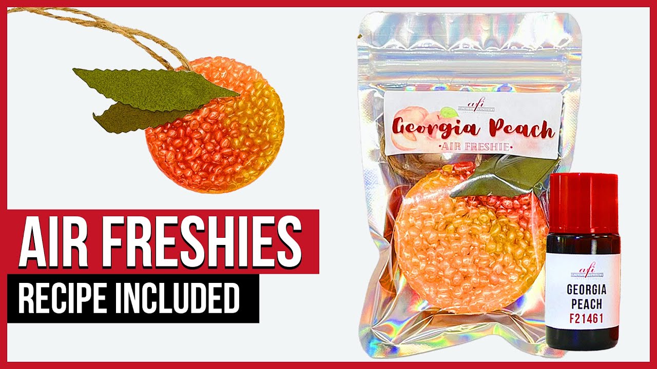 How to make car freshies (Peach Edition)