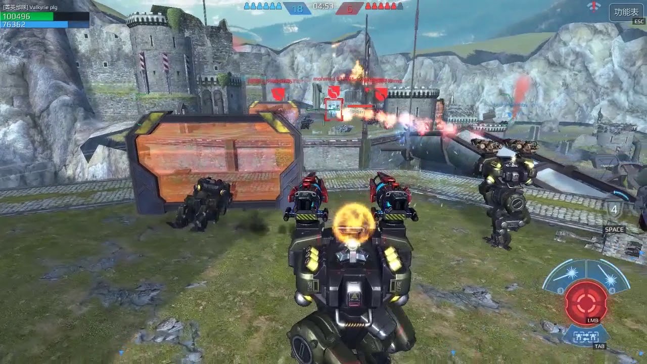 【War Robots】Skirmish Gameplay: Bulwark VS Falcon - King of the BULWARK!!!
