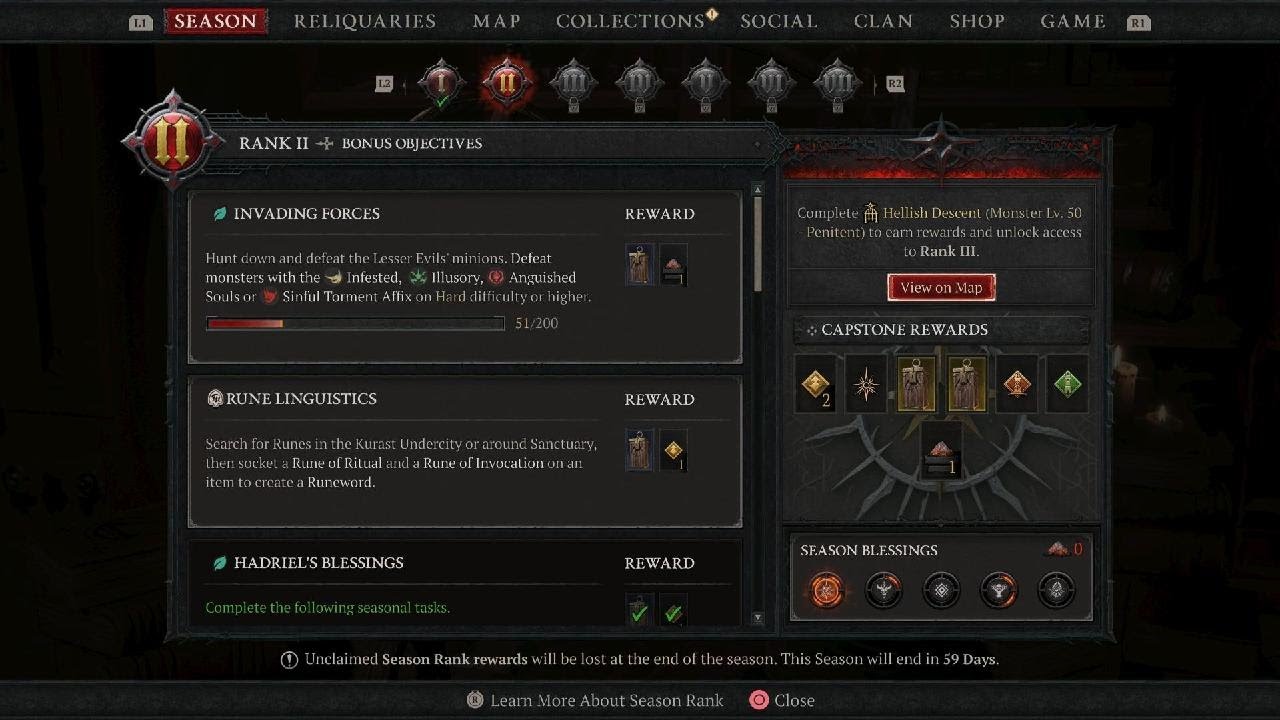 Diablo IV Hellish Descent Penitent