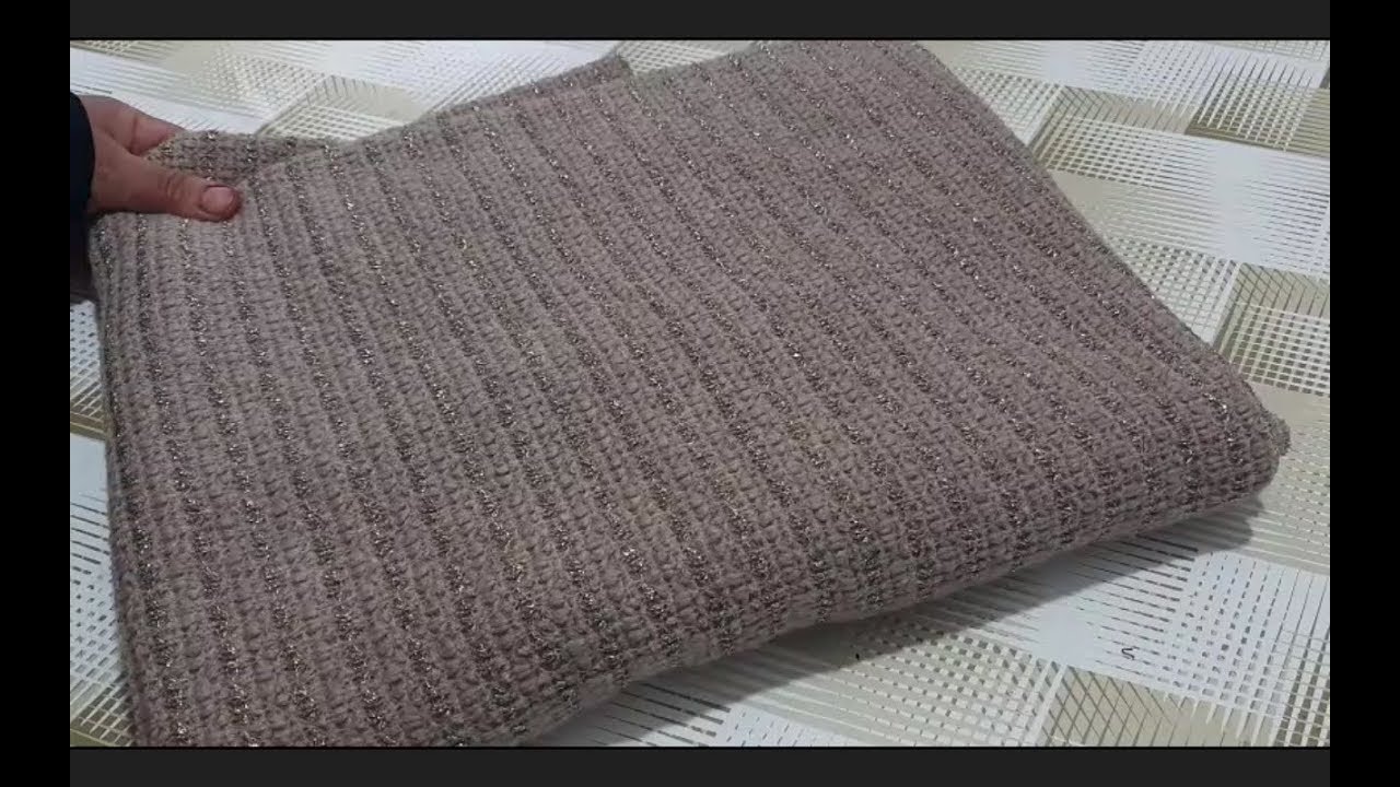 الي محتاجة تخيط وتلبس تريكو بقماش صوف /كاردجان  جيلي /cardigan/ لا تفوتي الفيديو 😊
