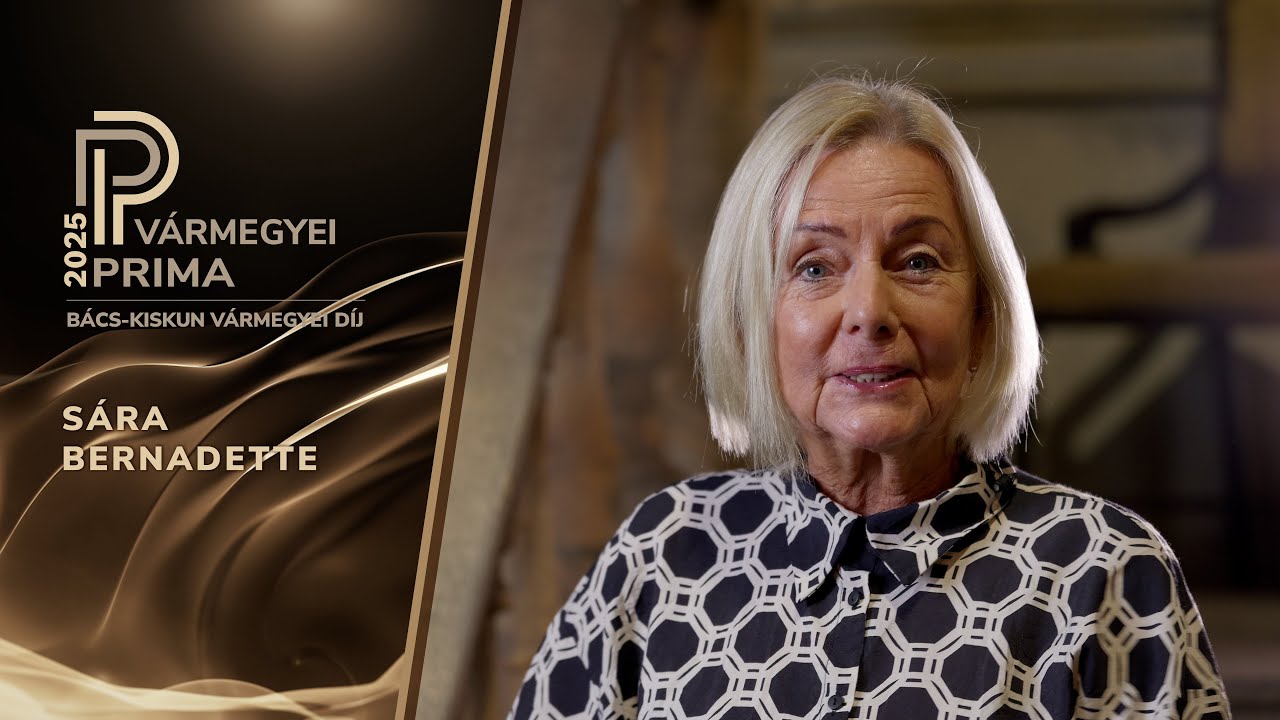Sára Bernadette - színésznő, Kecskemét - Bács-Kiskun Vármegyei Prima Díj 2025