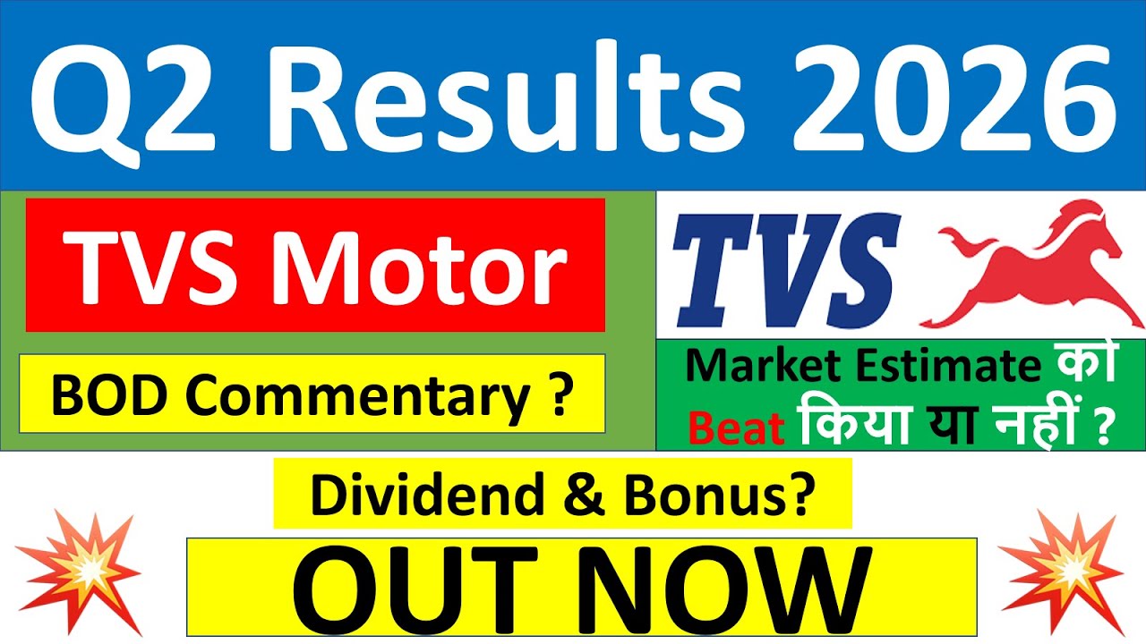 TVS Motor Q2 results 2026 | TVS Motor results today | TVS Motor Share News | TVS Motor latest news