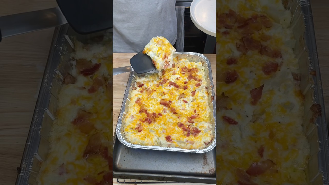 Loaded Potato Casserole. #food #cooking #recipe