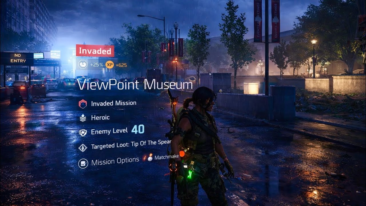 THE DIVISION 2 [4K 60FPS HDR] Invaded ViewPoint Museum