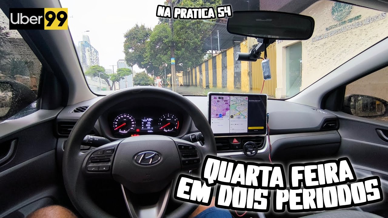 FIZ 40R$/HORA E 2R$/KM🔥 NESSA QUARTA NA UBER 99 #NAPRATICA54