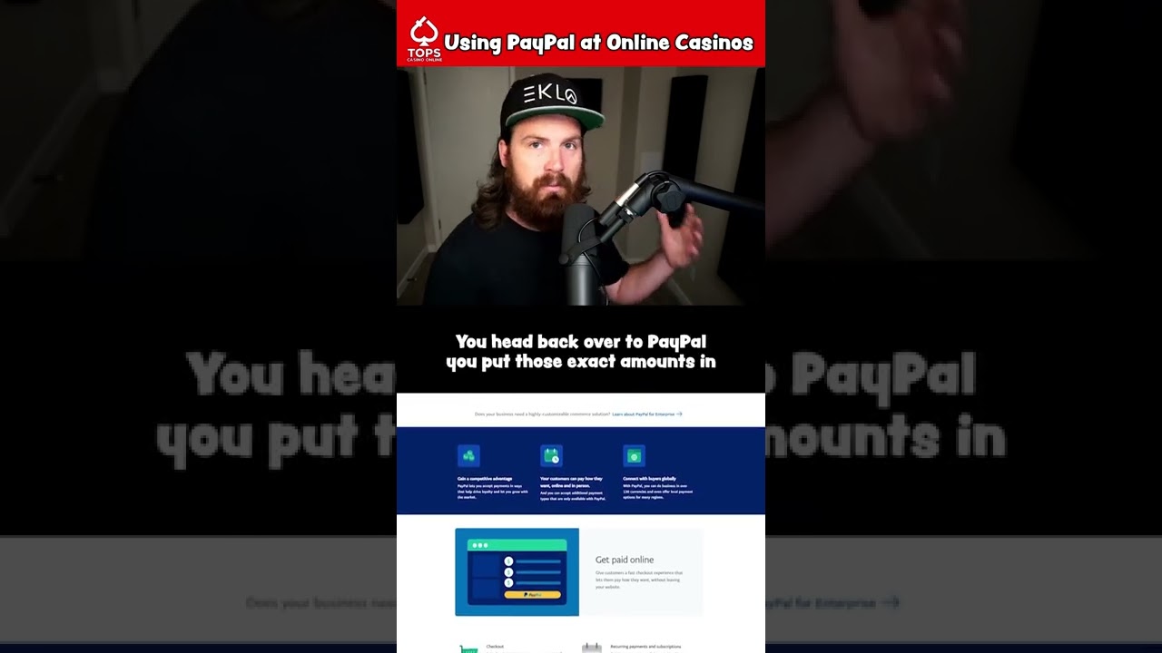 Using Paypal For Online Casinos 