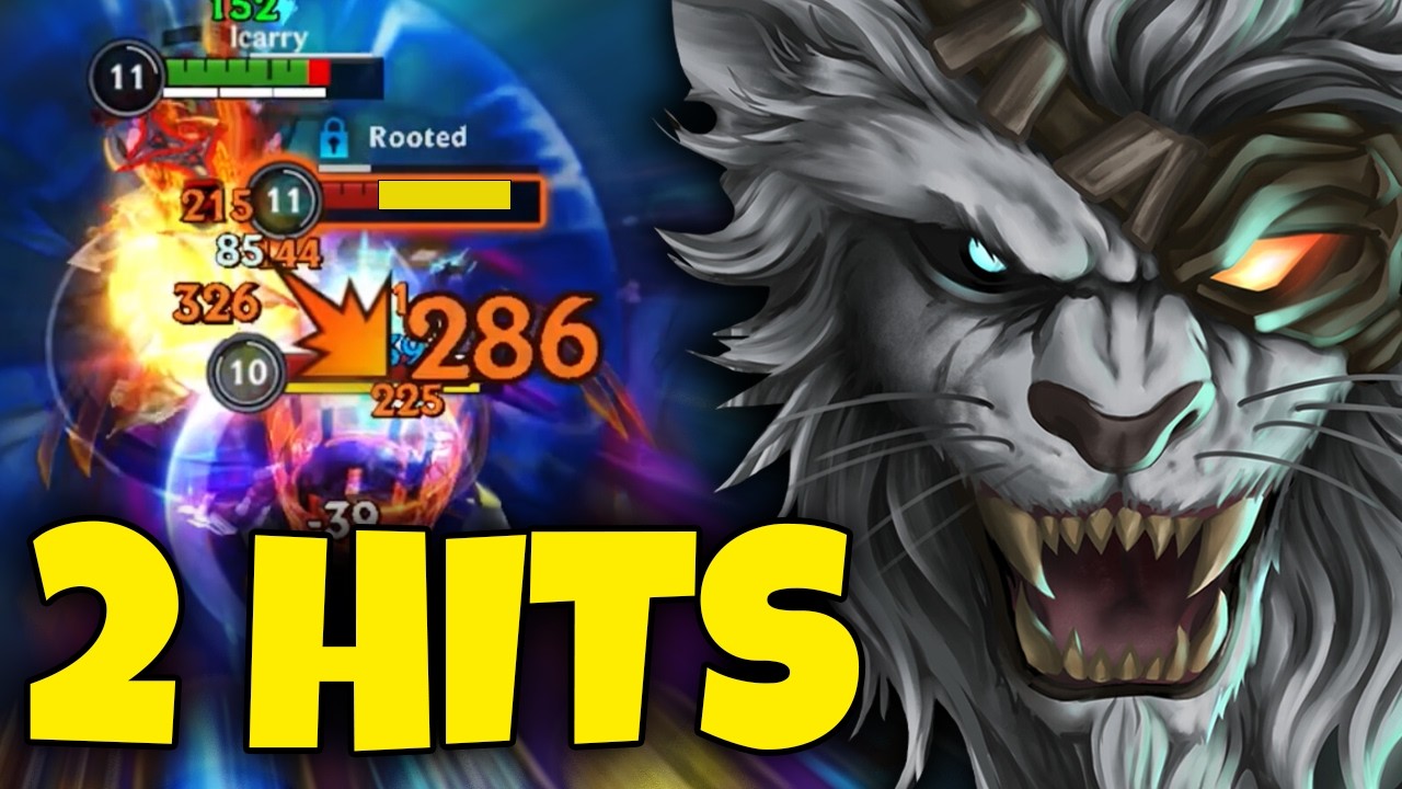Wild Rift Rengar Still OP Jungle 2 Hits Only!