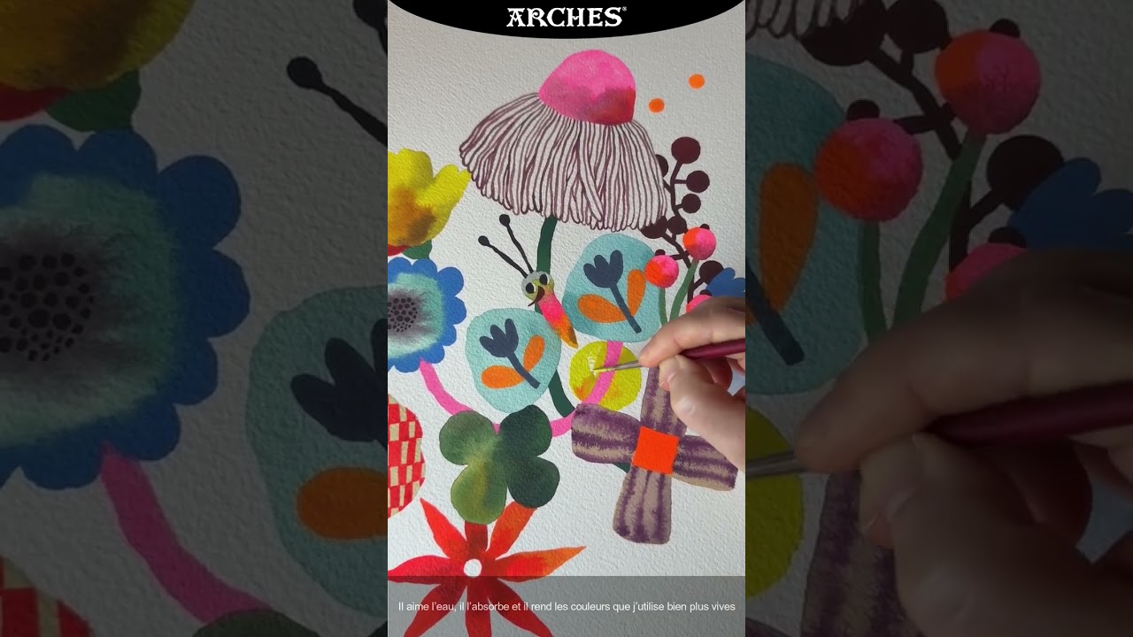 ARCHES®️ RESIDENT ARTIST'S EXPERIENCE Helen Dardik #art #watercolorpainting #watercolor
