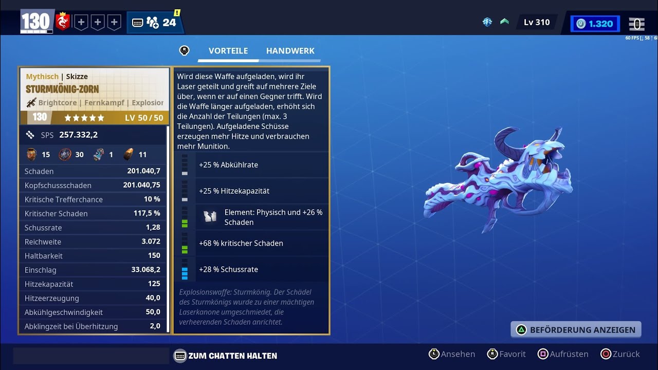 Fortnite RDW was kann die Sturmkönig Zorn?