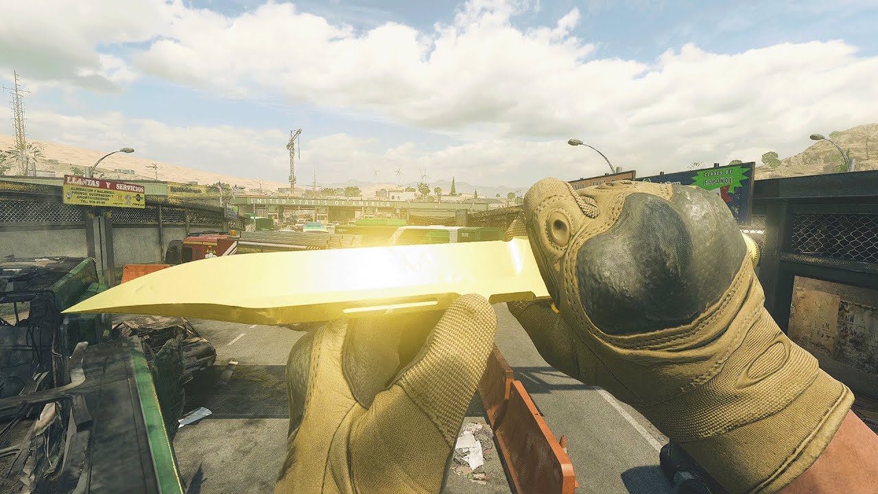 "hey KNIFE BOY.. can you please go easy on us?" (Modern Warfare 2)