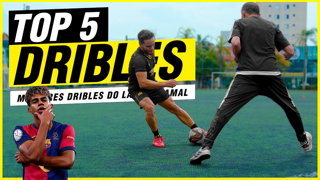Rei do X1 com esses 5 Dribles do Lamine Yamal | TUTORIAL DE DRIBLE