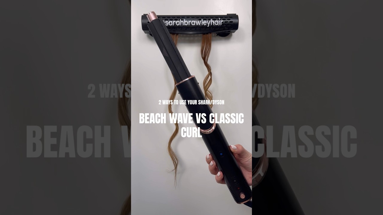 You can beach wave using the shark flexstyle or dyson airwrap #hairtutorial #hairvideo #dysonairwrap