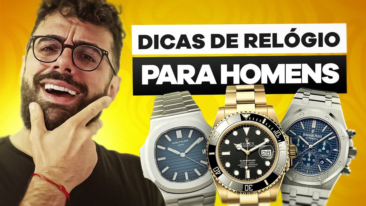 9 DICAS DE RELÓGIO para HOMENS | MODA MASCULINA