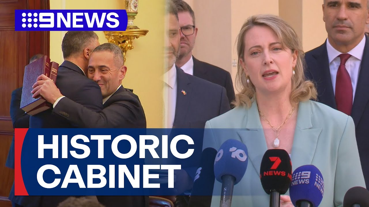South Australia state government's cabinet reshuffle makes history | 9 News Australia