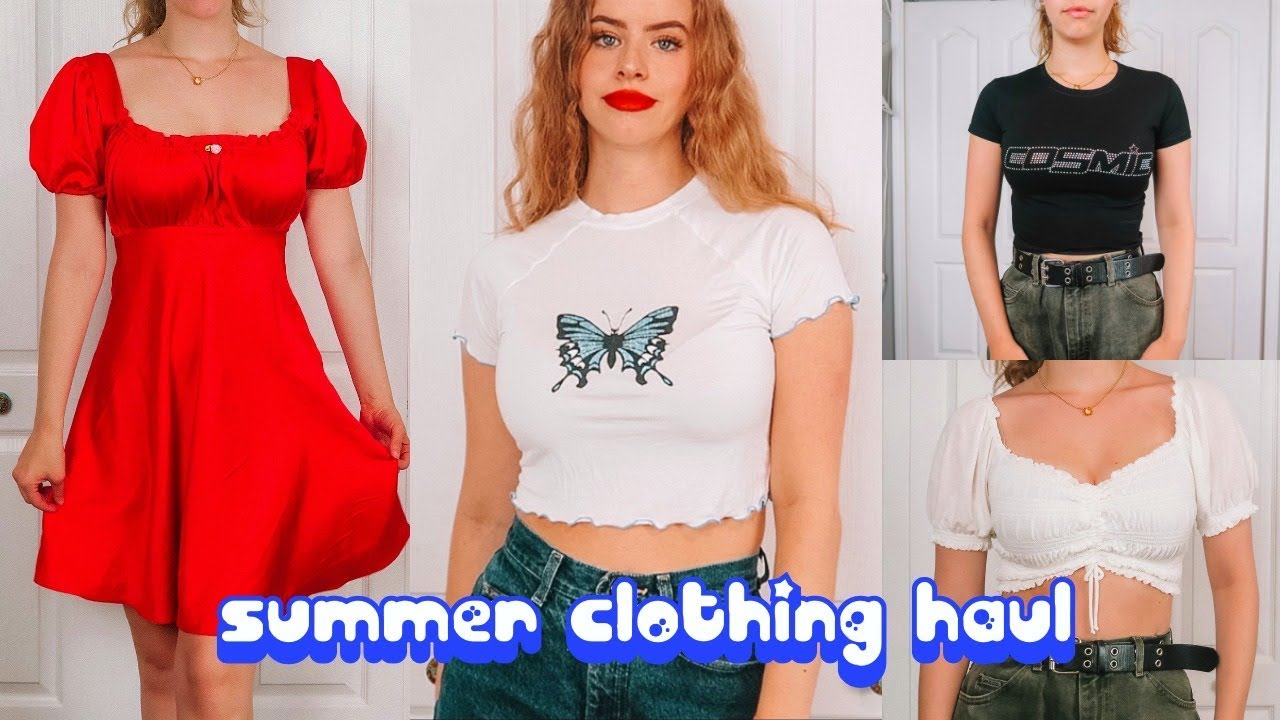 huge summer clothing TRY-ON haul 2019! (i spent $400 lol)