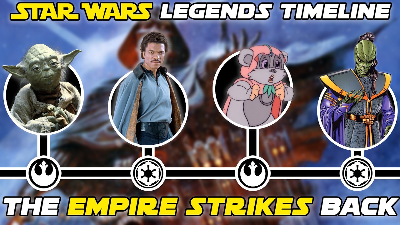 COMPLETE Star Wars Legends Timeline Explained Part 7: The Rebellion Era - The Empire Strikes Back
