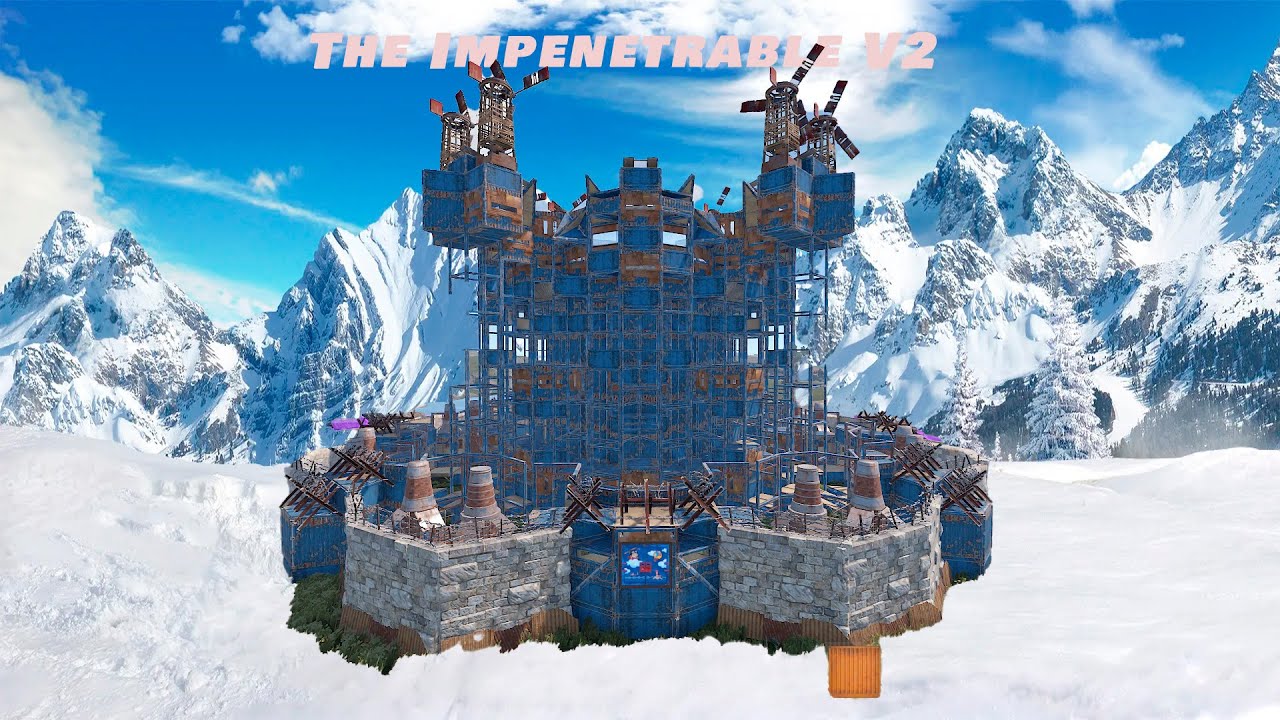 The Impenetrable V2 META 4 x 4 BASE - RUST Base Designs 2025