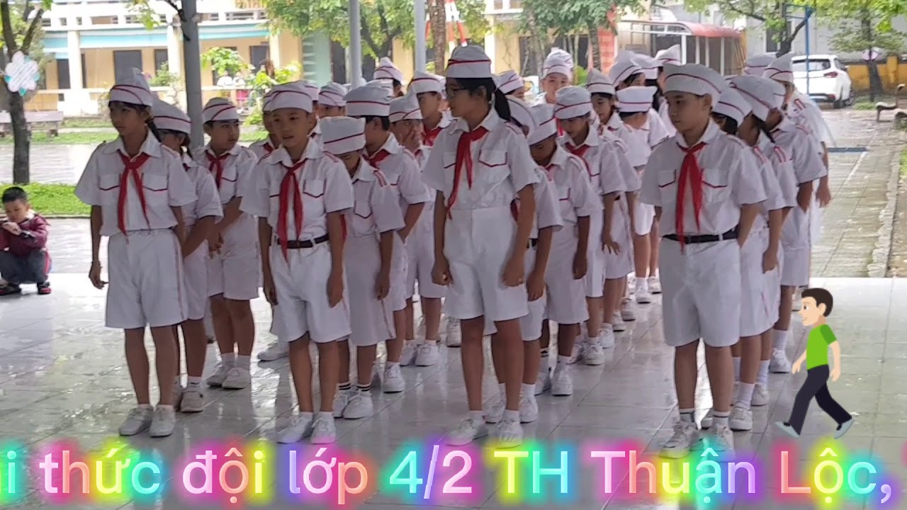 Nghi thức đội lớp 4/2 TH Thuận Lộc, TP Huế