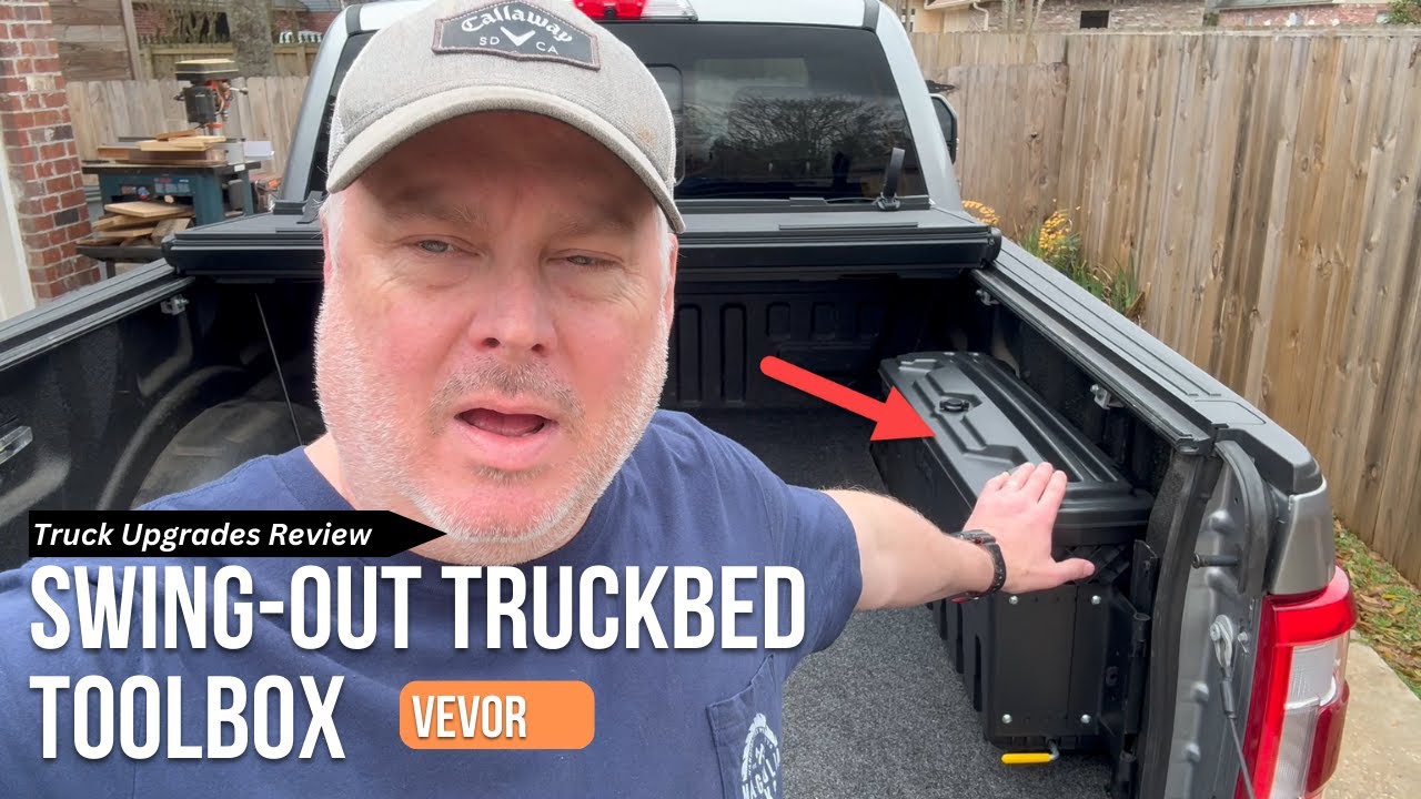 Обзор выдвижного запираемого ящика для инструментов Vevor для Ford F-150 2015-2021 годов выпуска.