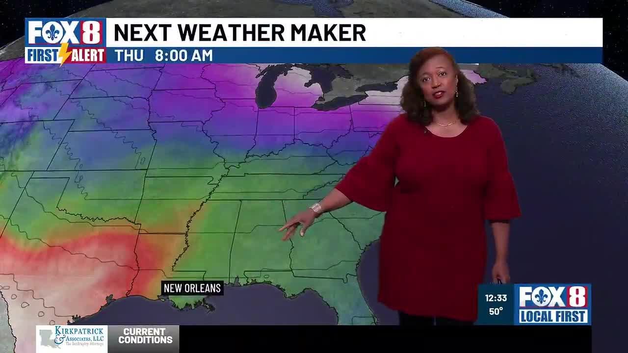 Afternoon weather update for Monday, Feb. 23