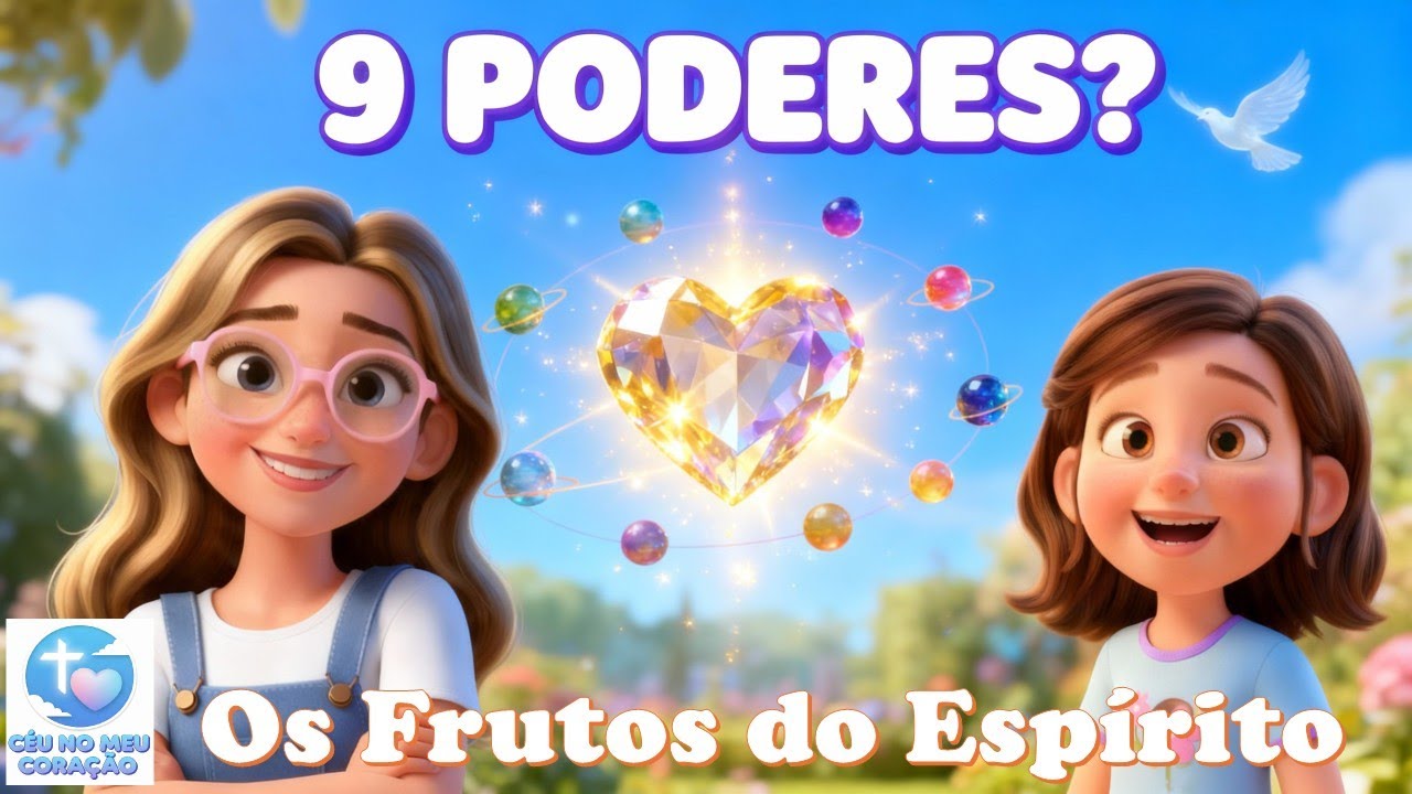OS 9 SUPER PODERES DO CORAÇÃO! 🌈✨ | Frutos do Espírito para Crianças