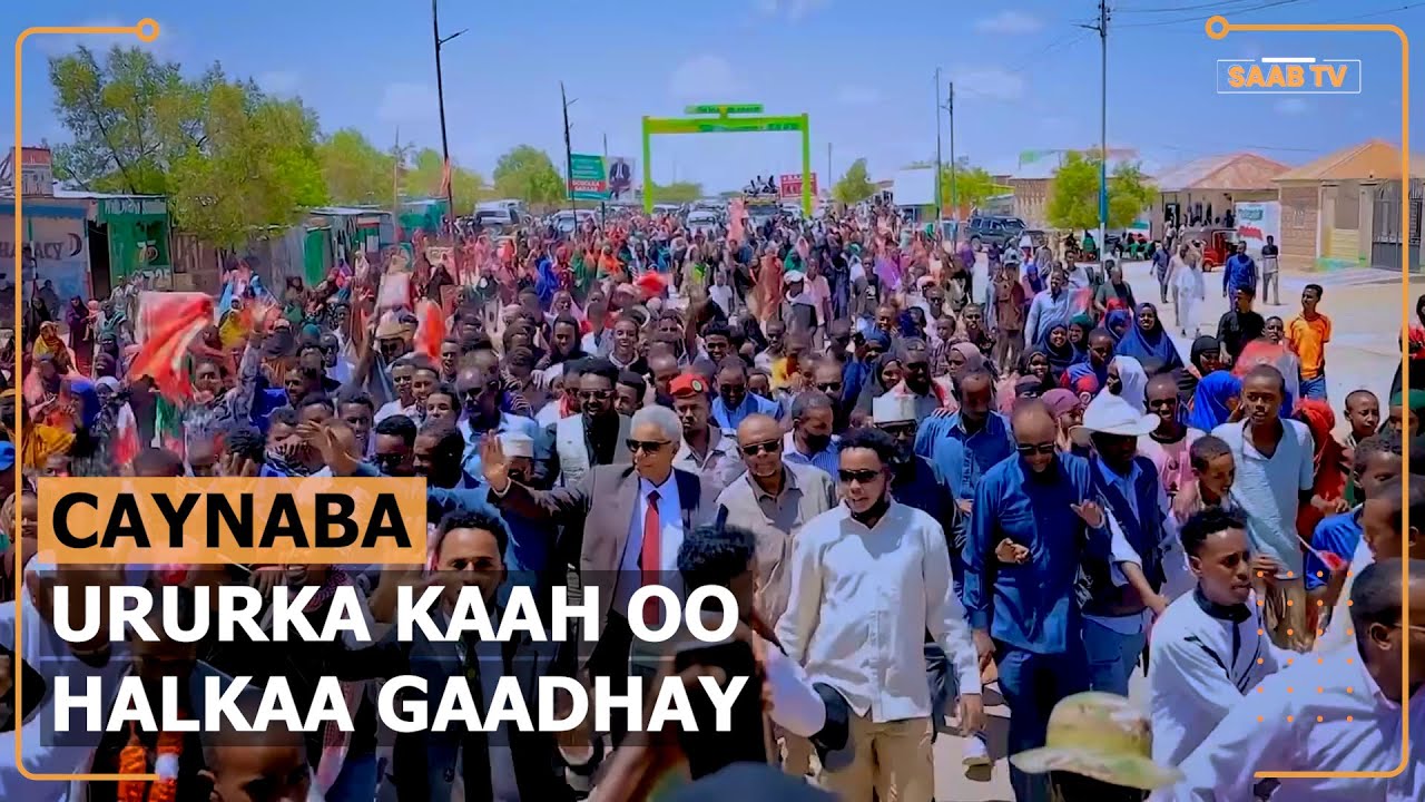 Qaabkii Gudoome Maxamuud Xaashi iyo weftigiisa loogu soo dhaweeyay Caynaba.