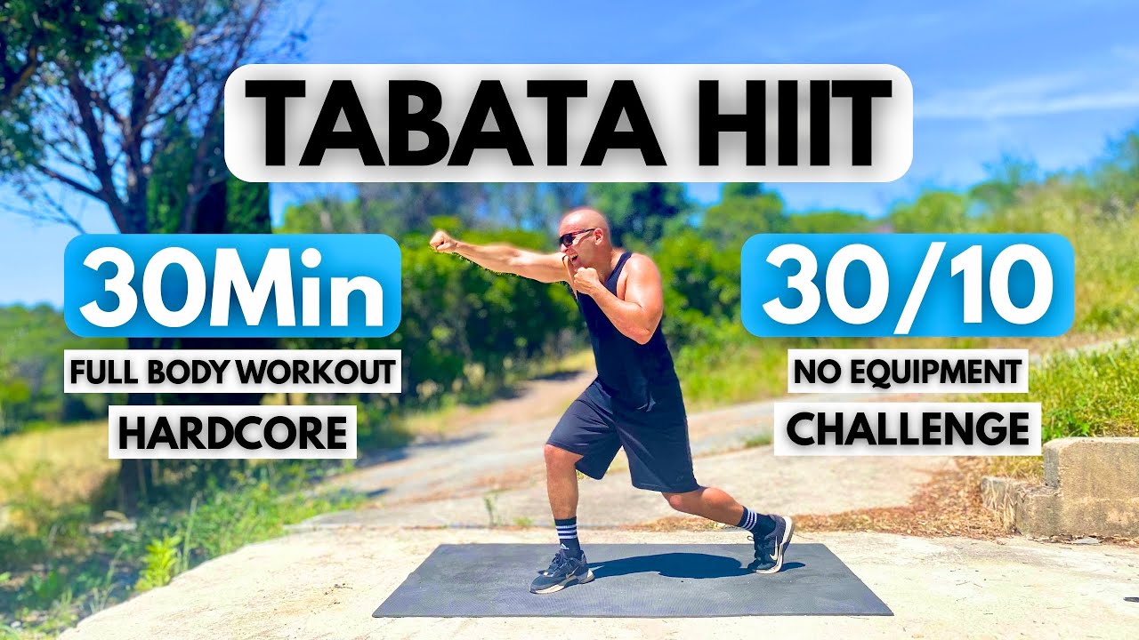 Tabata Hiit 30MIN HARDCORE / FULL BODY WORKOUT / Tabata 30/10
