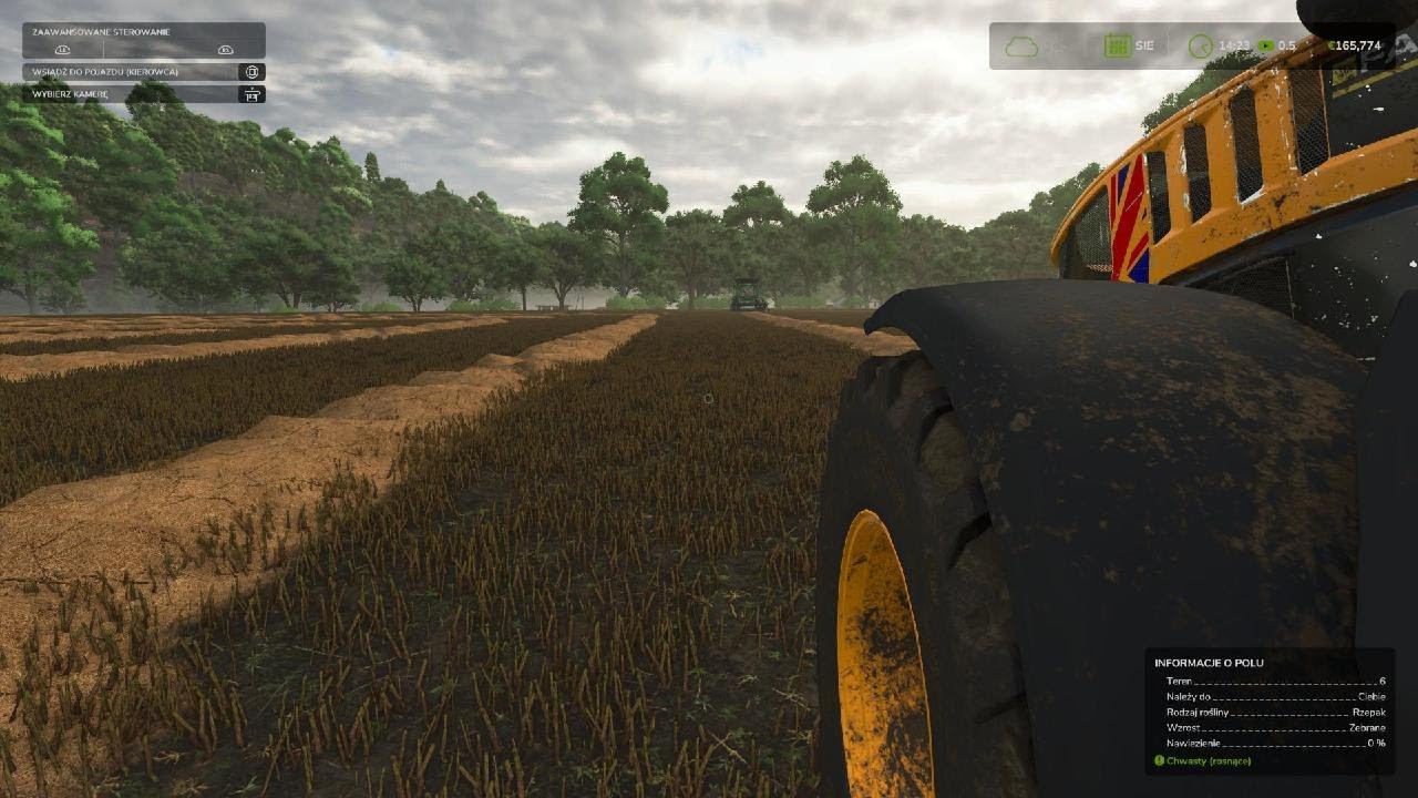 Farming Simulator 25 PS5 rapeseed windro harvesting