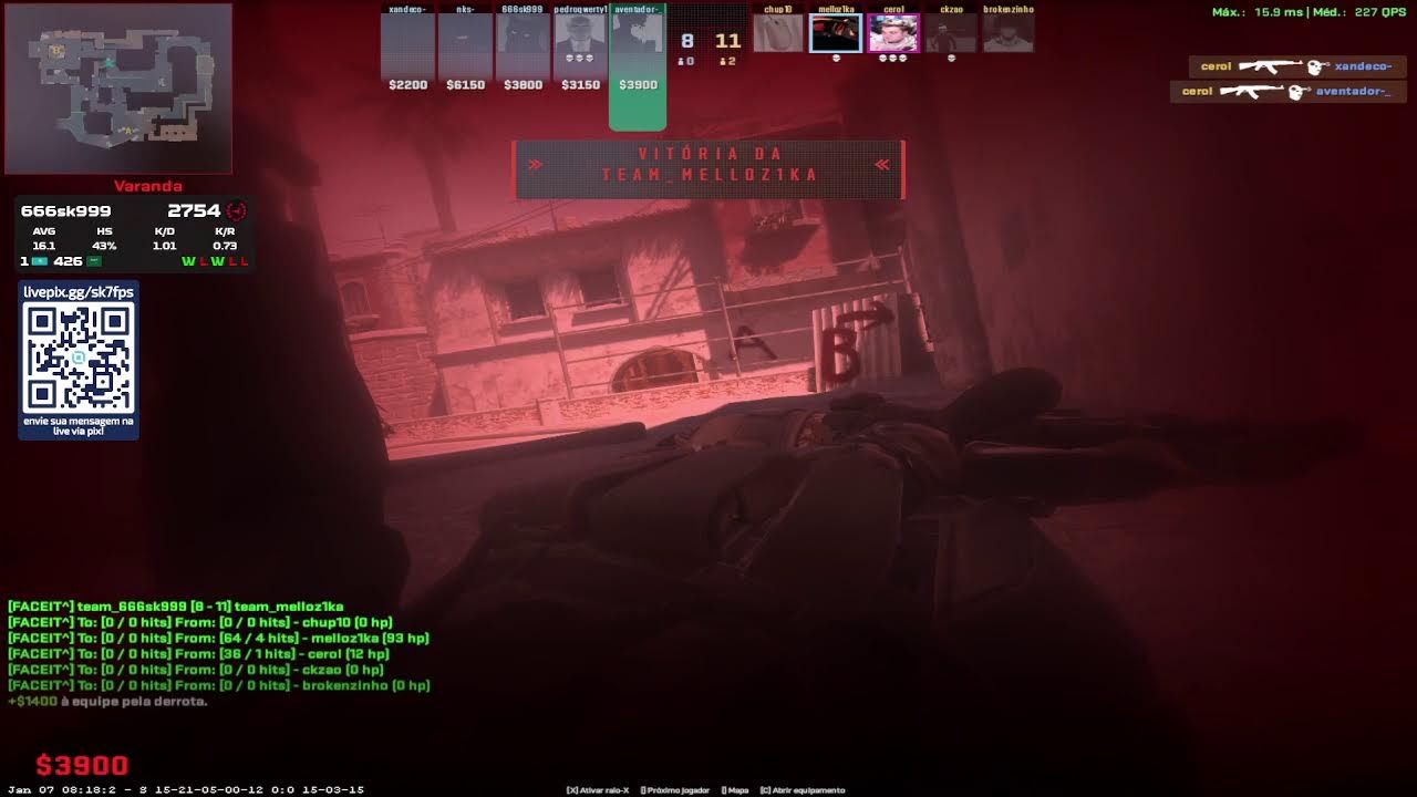 🔥🔥 FACEIT 3000 ELO 🔥🔥 45 sec delay